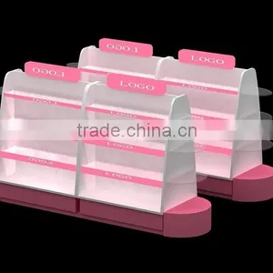 2015 New Arrival Nice Factory Custom Fashion Cosmetic Counter Display Rack thumbnail-2