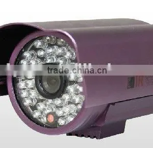 RY-7006 Purple Sony 420TVL CCD 48 IR Leds Waterproof CCTV Surveillance Camera thumbnail-1