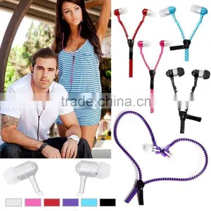 Zipper Style Tangle Free Earphones Headphones For Mobile Phone Most Popular thumbnail-3
