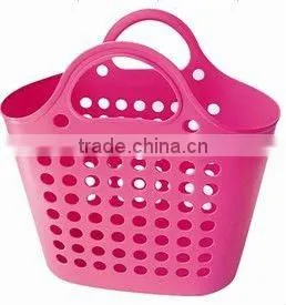 Big Size Plastic Laundry Basket With Holder thumbnail-1