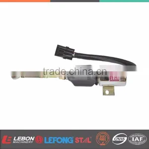 232C 1115030 24V Fuel Cut off Solenoid for Excavator Parts thumbnail-1