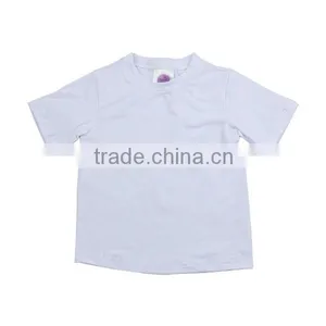 Kaiyo New Design Custom T-shirt Boutique Simple Pure Color Round Collar Short Sleeve Baby T-shirt OEM Factory Direct Sale Kids thumbnail-3
