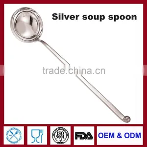 Serving Spoons Soup Ladle Stainless Steel Ladle Kitchen Spoon Spoon Design Round Soup Spoons thumbnail-1
