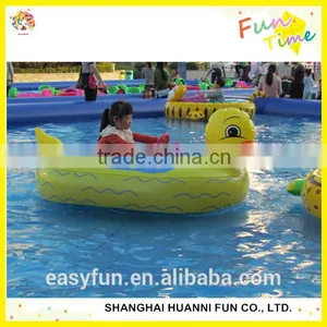 Hot-selling Amusement Colorful and Animals Style Kids Water Boat Paddle Boat Electric Bumper Boat thumbnail-1