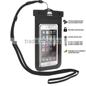 Eco-friendly 0.30mm PVC Waterproof Case With Matching ABS Clip and Lanyard for IPhone 6, Compatible Note 4/N3/N2/i6/I5/5S/5C/I4 thumbnail-2