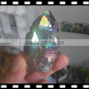 Healing Low Price Rainbow Spirit Cactus Raw Artifical Quartz Stone thumbnail-1