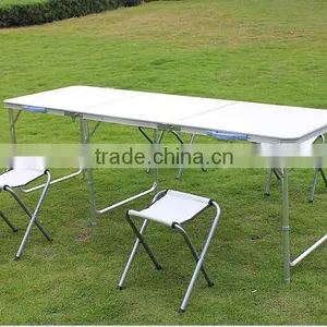 OEM Aluminum Folding Picnic Portable Table and Chair Set thumbnail-4