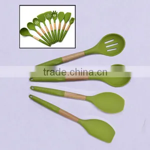 FDA LFGB Food Grade Wholesale Silicone Personalized Kitchen Utensil Set Modern Baking Cooking Tools Best Selling Products thumbnail-6