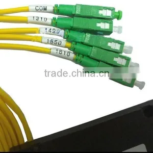 Fiber Optic Sc/ Apc Upc Box FTTH 1x4 Plc Splitter,1x4 Singlemode Fiber Optic Splitter Coupler thumbnail-1