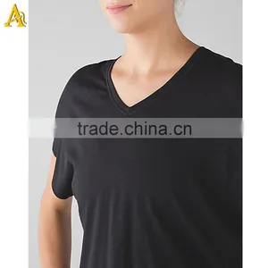 2016 New Arrival Women Sports Collar T-shirts Custom Made Hot Sale Made in China thumbnail-6