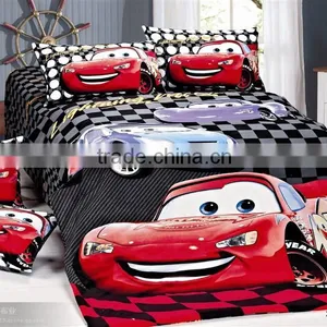 Cotton Cartoon Printed Bedding Set for Kids,car Bedding Set thumbnail-1