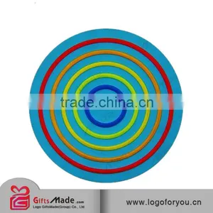 Perfect High Quality 4 Color Custom Printed Cmyk Photo Print Soft Pvc Rubber Beer Coaster thumbnail-1