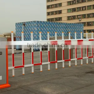 3-6 Seconds Running Time. China Top 3 Manufacturer Supplys Automatic Fence Traffic Barrier/Double Fence Gate thumbnail-3