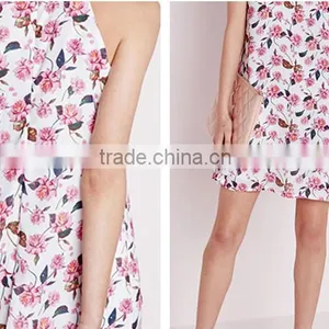Summer Collection Women's Sleeveless Pink Floral Dress thumbnail-5