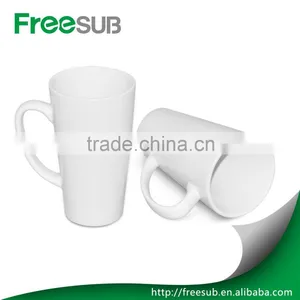Wholesale Blank White Sublimation Plastic Coffee Mug for Sublimation Printing thumbnail-1