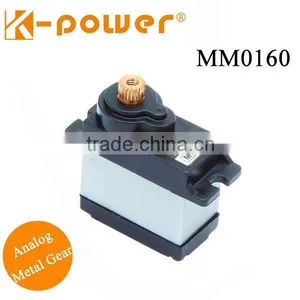 K-power MM0160 Mini 14g Aluminium Case 3kg RC Mini Servo thumbnail-1