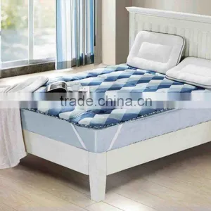 Printed Queen Size Waterproof Cool Anti - Acarid Mattress Pad thumbnail-1