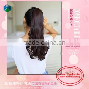 Horse Hair Wig Lady Volume Ponytail Hair Piece Band Ponytail Fake Hair Ponytails thumbnail-5