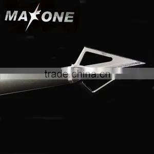 Archery Arrow Tips Hunting Arrow Broadhead With 3 Fixed Sharp Blades Broad Heads 100 Grains Arrow Tips Archery thumbnail-4