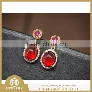 Precious Gemstone Stud Earring With Sterling Silver Best Gift thumbnail-4