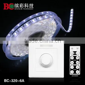 RF Wireless Remote Control Dimmer For Single Color LED Light Strip 12V-24V thumbnail-2