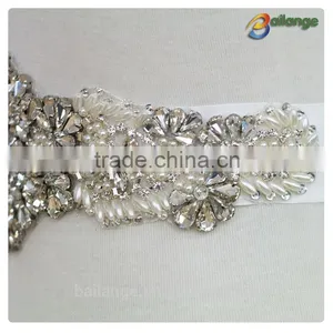 2016 High Quality Handmade New Design Rhinestone Sash Belt thumbnail-2