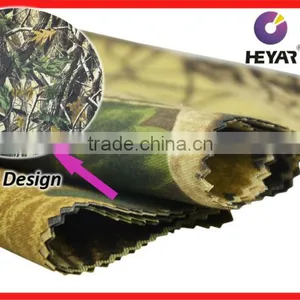 Forest Camo Print Custom Printed Fabric thumbnail-1