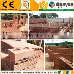 QTS1-20 Dongyue Diesel Engine Hydraulic Interlock Clay Brick Making Machine With Nice Price thumbnail-2