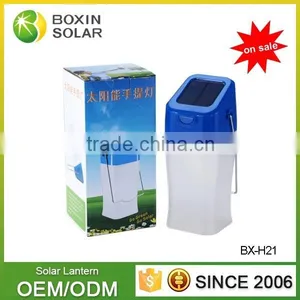 Hot Selling Rechargeable and Foldable Mini Energy Saving Emergency Led Lights Solar Camping Lantern thumbnail-1