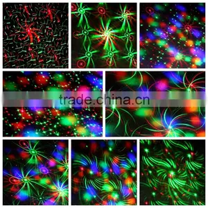DL018 Latest Design Multi Pattern Mini Laser Stage Lighting Projector With Music Controller thumbnail-3