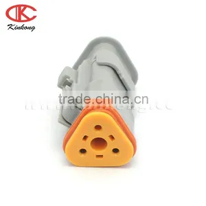 DT 3 PIN MATING CONNECTOR SET WITH LOCK 14-18 AWG TERM DT04-3P DT06-3S thumbnail-3