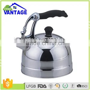 2.5L Color Coating Tea Whistling Kettle Induction Stainless Steel Coffee Kettle thumbnail-1