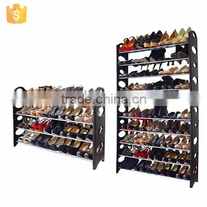 Ladies Shoe Rack Stackable Storage Shelves With 4 and 10 Tiers( FH-SR00611) thumbnail-2