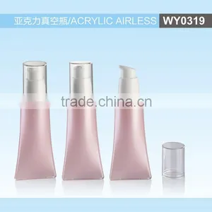 WY0319 Airless Bottle , SAN Airless Bottle,mellow Cosmetic Bottle,30ml Airless Bottle thumbnail-1