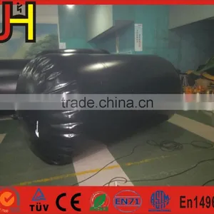 H=2.5m Floating Black Inflatable Tube , Inflatable Water Buoy For Sale thumbnail-1