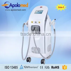 Multifunction Platform E-light IPL RF Nd YAG Laser Hair Removal Machine thumbnail-1