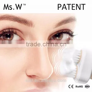 Ms.W High Quality Beauty Face Clean Brush Sonic Facial Silicone Cleansing Brush thumbnail-4