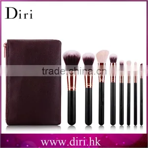 Factory Offer Whole Sale New Fashion Girls Tops Gold Makeup Brush Set thumbnail-1