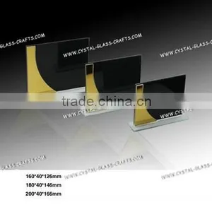 Optical Glass Elegant Golf Trophy Crystal Awards For Anuual Golf Tournament as Glass Trophy thumbnail-1