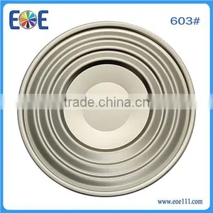 Cheap Price 603#153.4mm Baby Powder Can Lid Tinplate Bottom Lid thumbnail-1