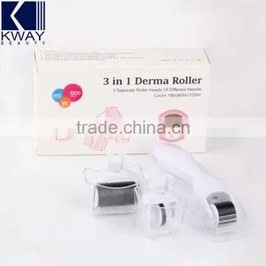 Newest 3 in 1 Beauty Derma Roller Micro Needle Dermaroller thumbnail-2