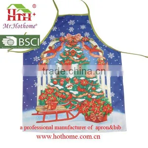 Popular 100% Polyester Sublimation Printing Apron Made in China thumbnail-1
