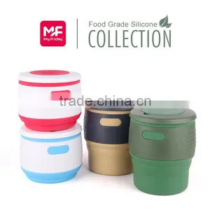 Collapsible Silicone Coffee Mugs for Outdoor Camping and Hiking thumbnail-2