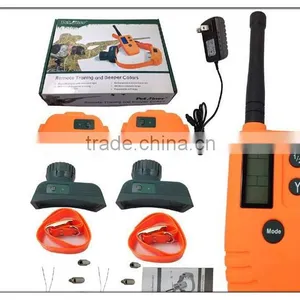 For 2 Dogs Collar PET TRAINER Hunter Beeper Dog Training Collar Waterproof 1 Transm+2 Collar+2 Receiver+2 Beeper thumbnail-6