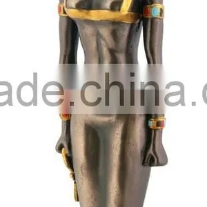 Customized Handmade Painted Decorative Resin Egyptian Isis Statue thumbnail-1