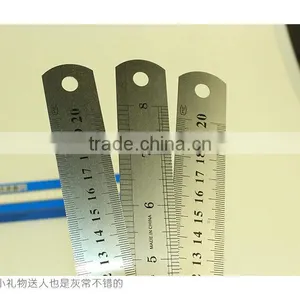 Top Quality Shool and Office Stationary Stainless Steel 20cm Ruler thumbnail-1