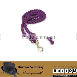Horse and Equestrian Products,Cotton Lead Rope Horse and Equestrian Products Supplier,lead Rope Dia12mm*2m thumbnail-1