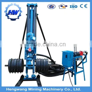 High Efficiency Diesel Air Compressor Portable Hydraulic Drilling Rig From China thumbnail-1