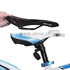 Basecamp Mountain Road Bicycle Front Prolong Saddle BMX Hollow Saddle MTB Seat Bike Equipment Imitation Leather thumbnail-6