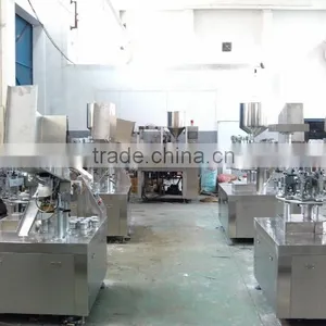 China GMP Standard Skin Cream,shoe Polish,and Toothpaste Aluminum Plastic Tube Filling & Sealing Machine thumbnail-2